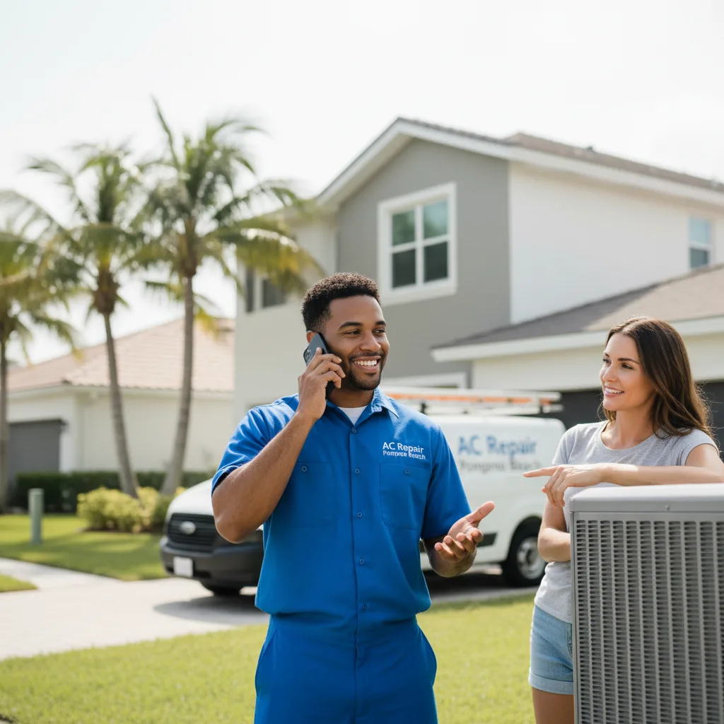 AC Repair Pompano Beach customer support in Wilton Manors